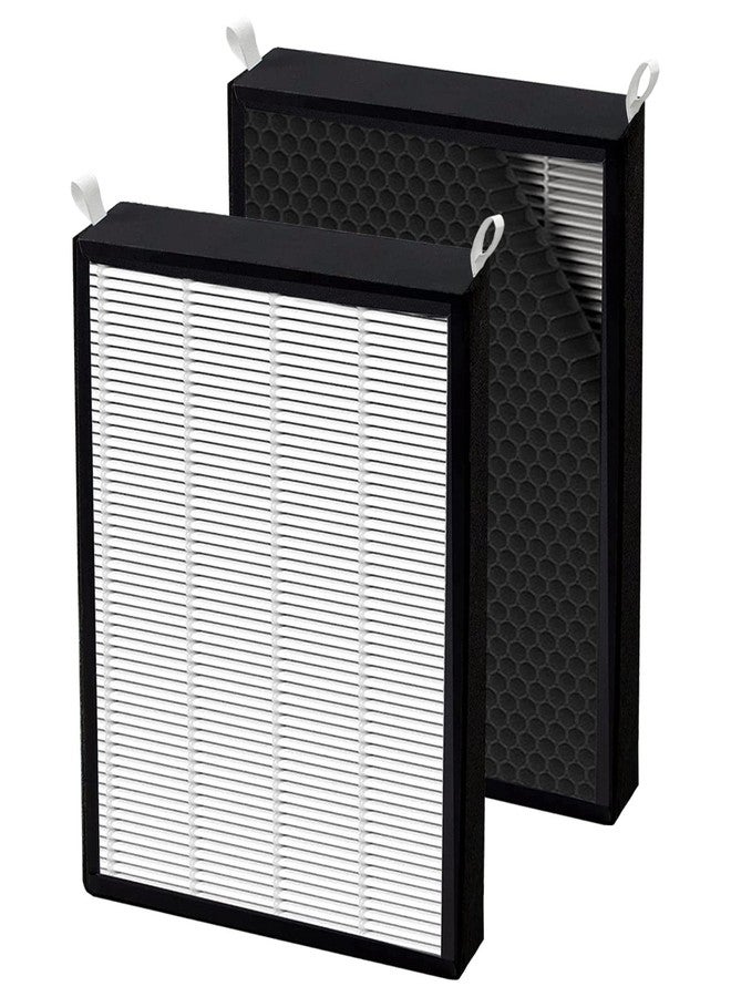 Roninby 2 Pack True HEPA/Carbon Filters Replacement Compatible with NUWAVE OxyPure Large Area Smart Air Cleaner Purifier Models 47001, 47002, 47003, 47004, 47005, and 47006. Activated Carbon + HEPA Combo - Image 1