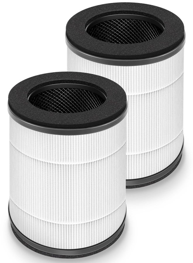 Blutoget AP-T10FL AP-T10 Air Purifier Filter Replacement for Homedics Air Purifier by Blutoget - Fit for Homedics Total Clean Air Purifier AP-T10-BK AP-T10-WT-360 Degree H13 True HEPA with Activat Carbn 2Pack - Image 1