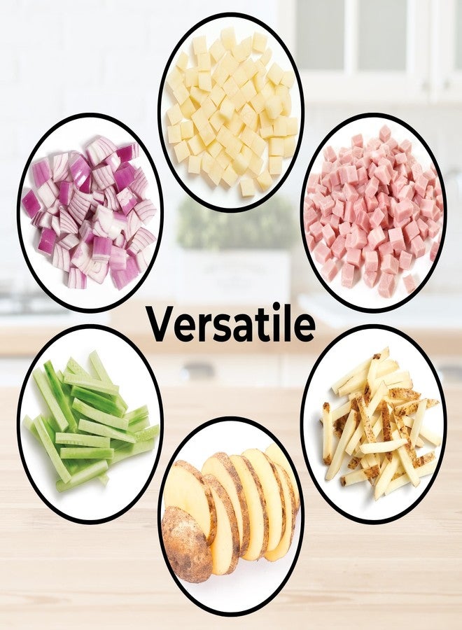 Starfrit Pro Fry Cutter & Cuber - 3-in-1 - Homemade French Fries, Slices and Diced Cubes Potato & Vegetable - Image 4