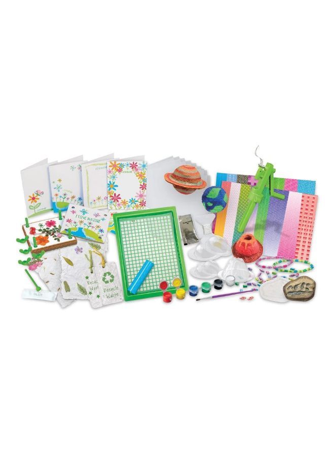 4m Steam Powered Kids Green Paper Craft - 5542 - Image 2