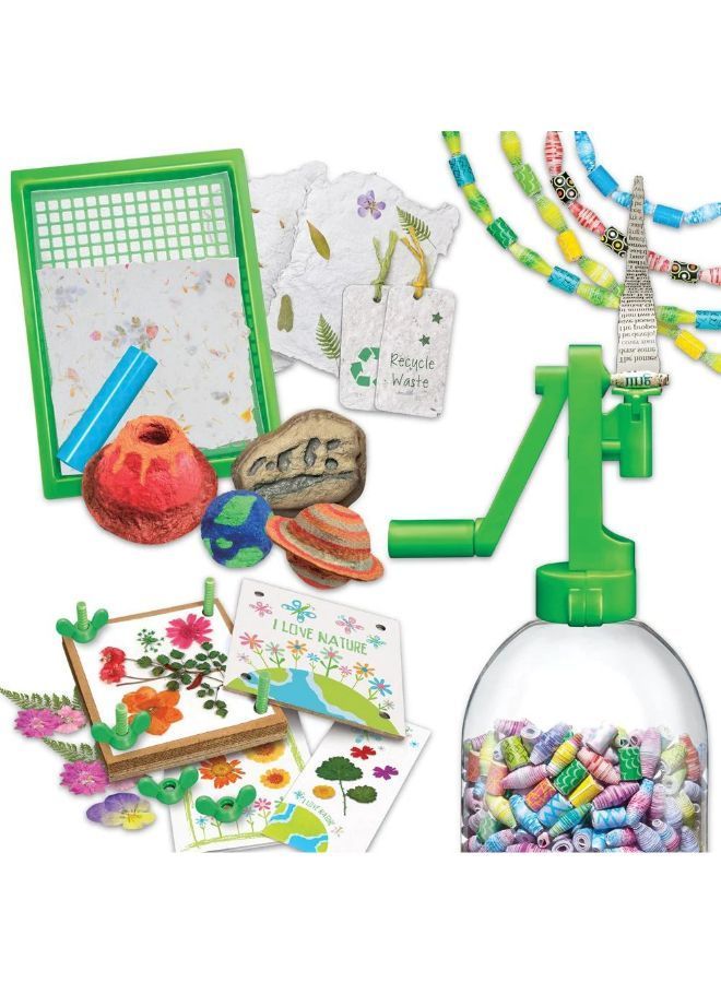 4m Steam Powered Kids Green Paper Craft - 5542 - Image 3