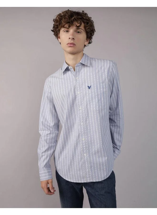 امريكان ايجل AE Everyday Poplin Button-Up Shirt