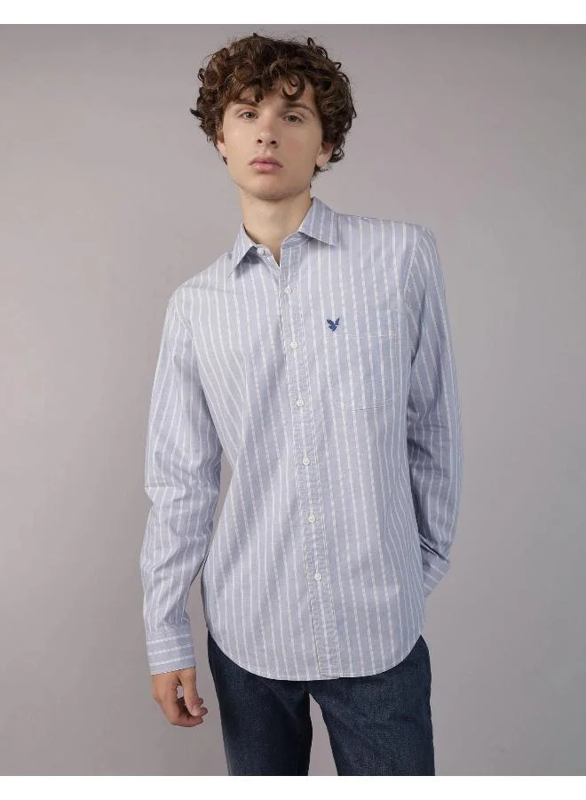 امريكان ايجل AE Everyday Poplin Button-Up Shirt