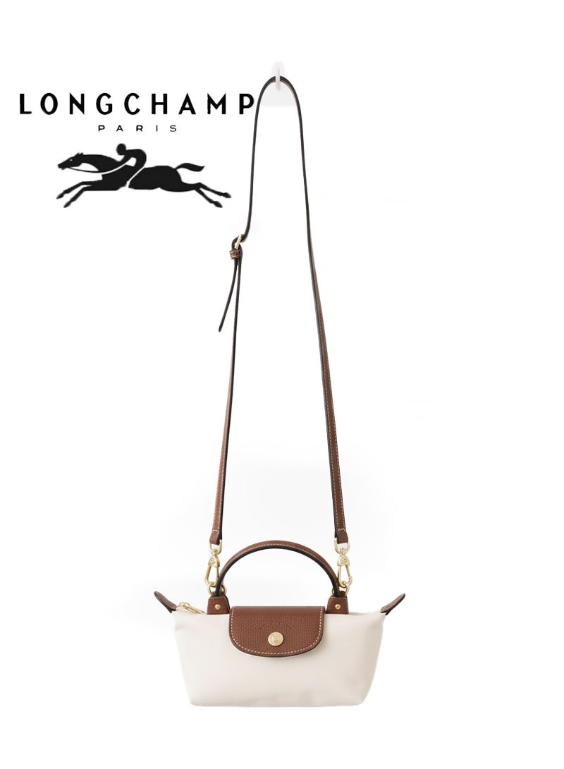 Longchamp French Longchamp Women's classic fashion versatile mini makeup bag handbag shoulder bag handheld small bag Mini Red Classic - Image 1