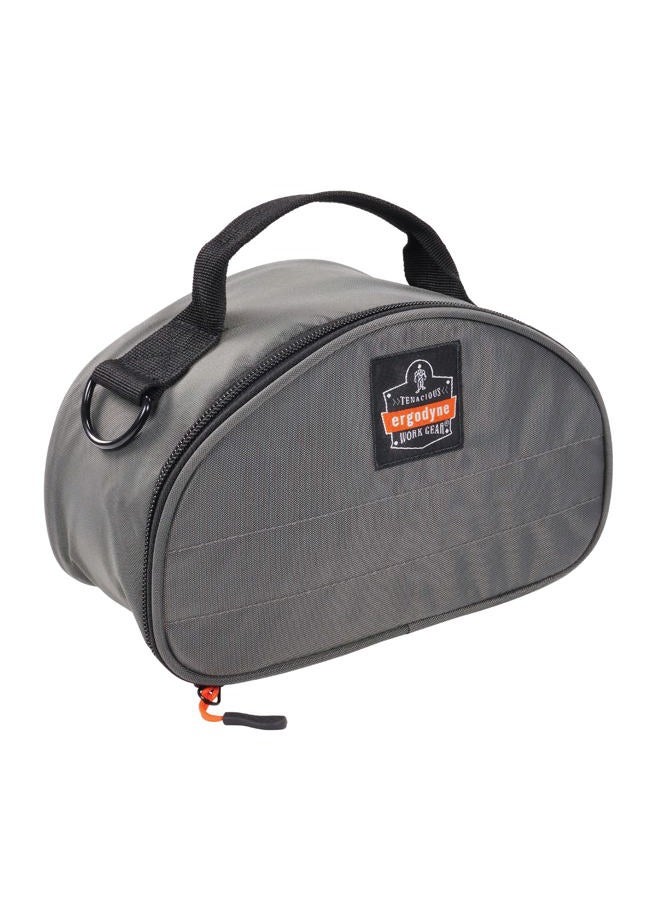 Ergodyne Arsenal 5187 Respirator Mask Storage Bag, Fits Half Face Respirators, Clamshell Design, Loop Attachment, Gray - Image 1