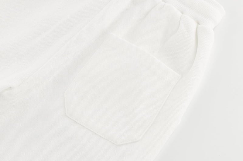 ACESTAR Kids Unisex Plain Sweatpants Cotton Drawstring Casual Pull-on Jogger Pants for Boys or Girls (White,140/9-10Years) - Image 5
