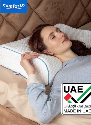 Comforto Wave Cooler Memory Foam Pillow 60x40x13-11 cm - view 3