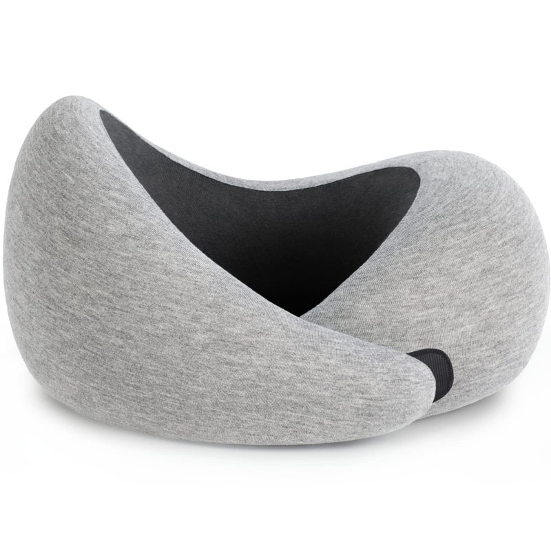 أوستريتش بيلو وسادة رقبة من Ostrichpillow - وسادة سفر فاخرة من إسفنج الذاكرة بتصميم مريح 360 درجة وجوانب غير متماثلة، تتضمن حقيبة سفر غطاء شكلي قابل للغسل - Image 1
