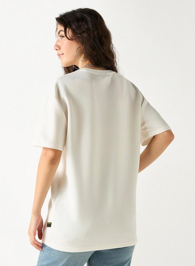 SP Characters Kurt Cobain Print T-shirt with Crew Neck and Short Sleeves - Image 3