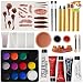 JOYIN Halloween Makeup Set Ultimate Family Party Pack All-in-one Easy On Set for Halloween Fake Blood Costume Party Supplies, Zombie Cosplay, Face Paint & Body Paint, Party Favors - Image 2
