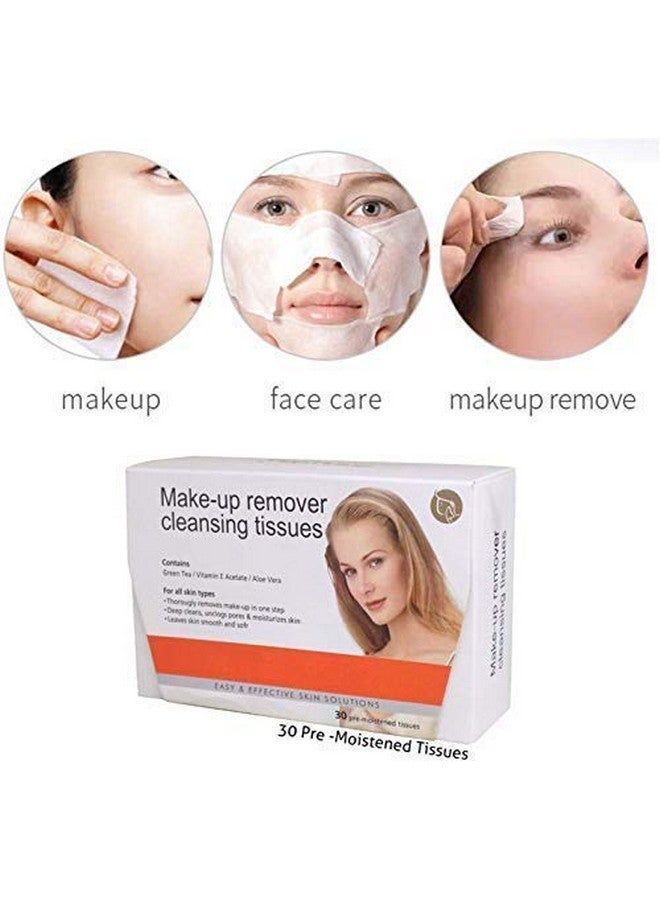 Boxo مجموعة BOXO من 4 مناديل تنظيف الوجه مزيل مكياج قطنية - Image 2