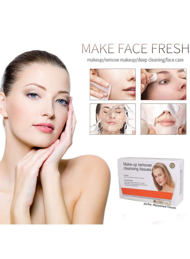 Boxo مجموعة BOXO من 4 مناديل تنظيف الوجه مزيل مكياج قطنية - Image 5