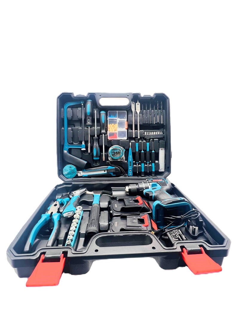 BONAI Bonai Cordless Hammer Drill and Toolkit for Home and Office Projects  - Image 2