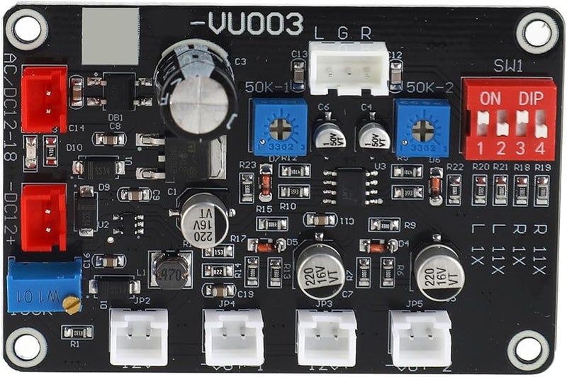 Premium VU Meter DB Level Audio Meter ABS Plastic 15 5cm Size with Bright Backlight - Image 5