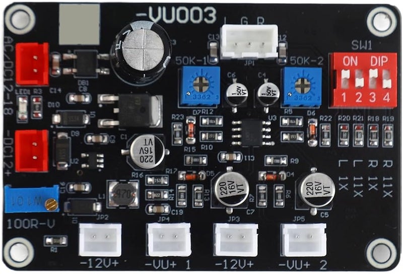 Premium VU Meter DB Level Audio Meter ABS Plastic 15 5cm Size with Bright Backlight - Image 3