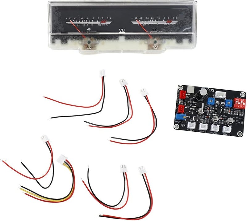 Premium VU Meter DB Level Audio Meter ABS Plastic 15 5cm Size with Bright Backlight - Image 4