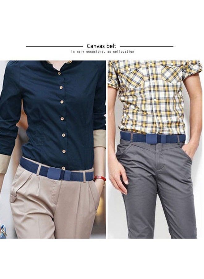 KUAZIVI Nylon Canvas Belt Plastic Buckle Belt Travel Adjustable Nylon Web Slide Belt  - Image 4