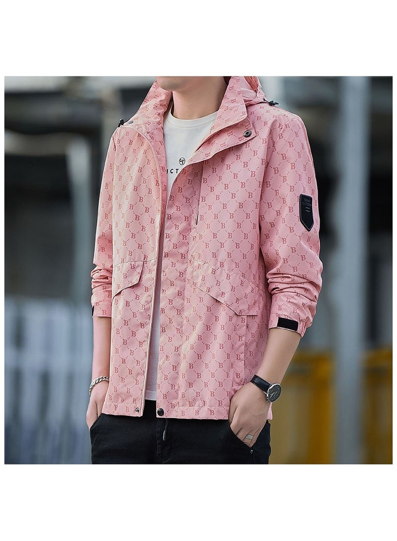 Fashionable Men's Windproof And Waterproof Outdoor Sports Hooded Jacket  - Image 1