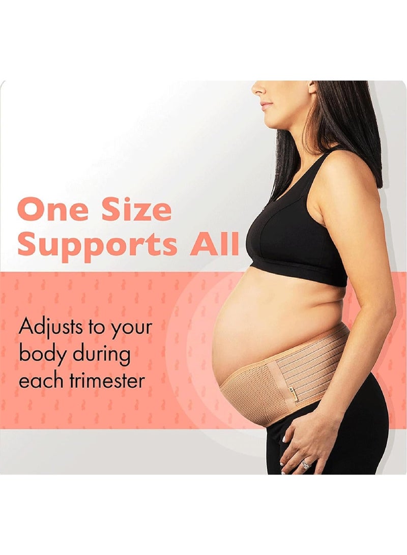 حزام البطن للأمومة للنساء، دعامة ظهر قابلة للتعديل للحمل، مناسب للاستخدام اليومي والأنشطة الخفيفة - Image 4
