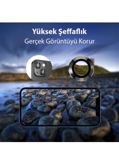 Coofbe 0.4mm Metal iPhone 14-14 Plus Camera Lens Protector, 9h 5 Layer Anti-Scratch Camera Protector  - Image 3