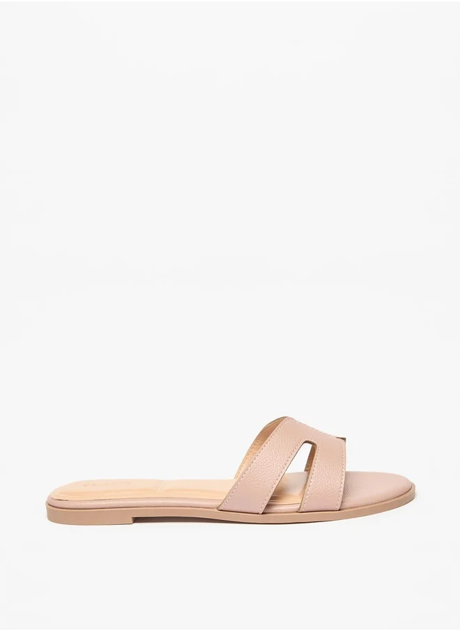 Celeste Women's Textured Slip-On Sandals