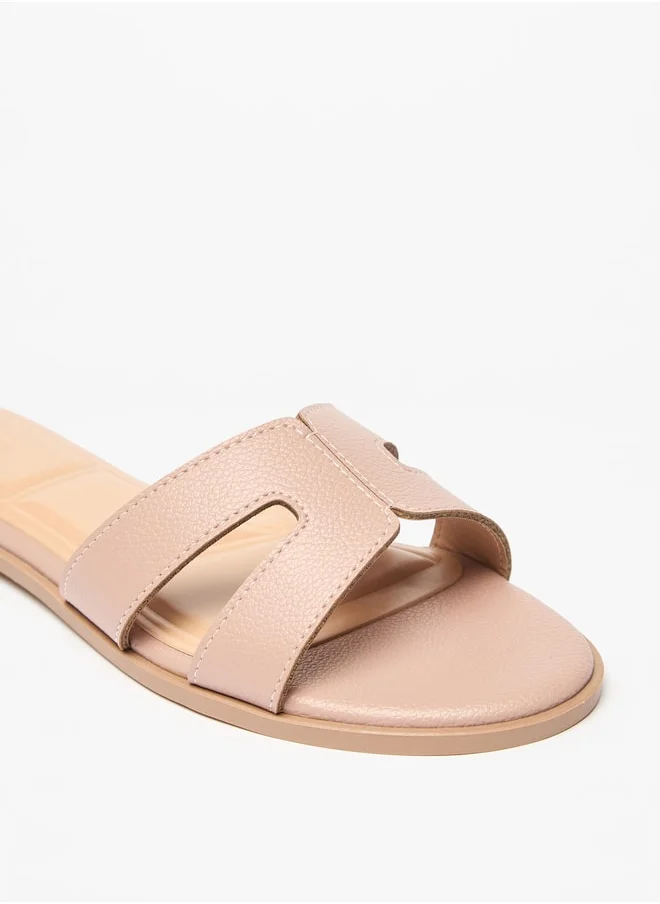 Celeste Women's Textured Slip-On Sandals