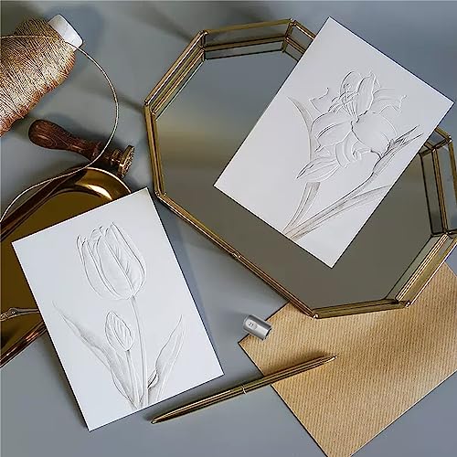 UTNVBTR Debossing Tip，Fine Debossing Embossing Tips Accessories for Maker Tools，for Foil Cardstock, Coated Paper, Cardboard, Glitter Paper - Image 2