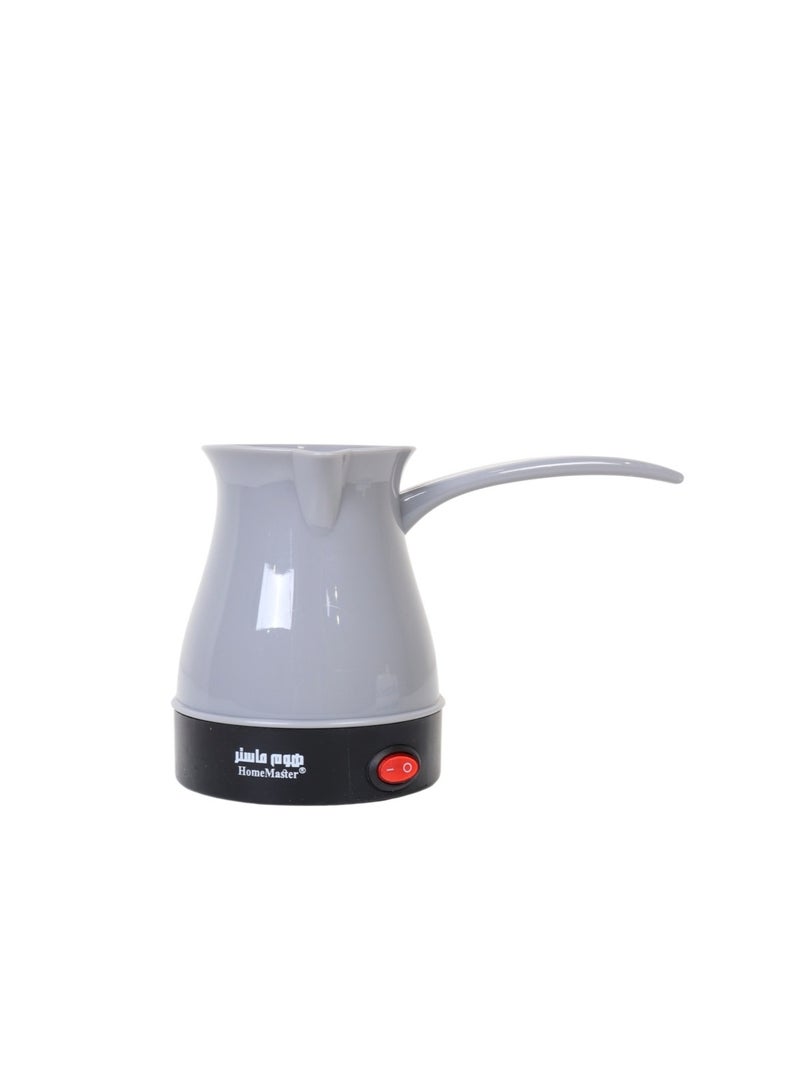 HomeMaster Electric Turkish coffee maker, 600W, 300ml capacity, fast brewing, grey. - Image 3