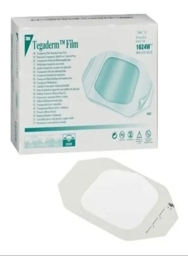 Tegaderm Nexcare Tegaderm Transparent Dressing - 2-3/8 Inches X 2-3/4 Inches - 100 - Image 2