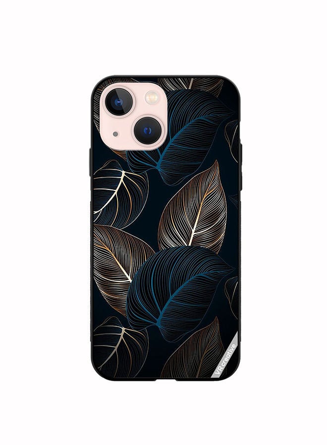 VR CREATIVE Protective Case Cover For Apple iPhone 14 Banana Palm Tree Leaves Pattn Design Multicolour - Image 1