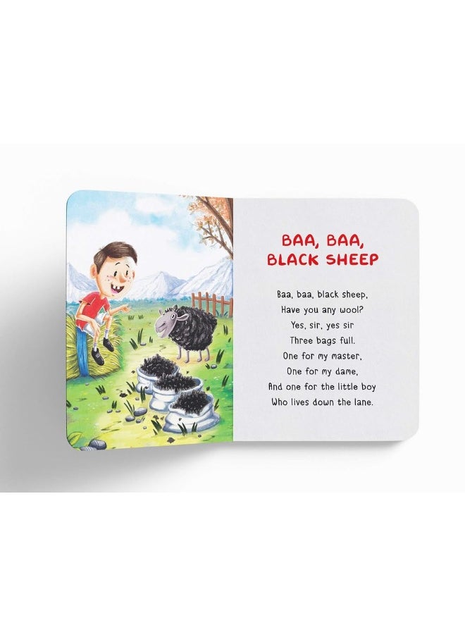 Wonder House Books My First Padded Board of Nursery Rhymes : Illustrated Traditional Nursery Rhymes  - Image 5