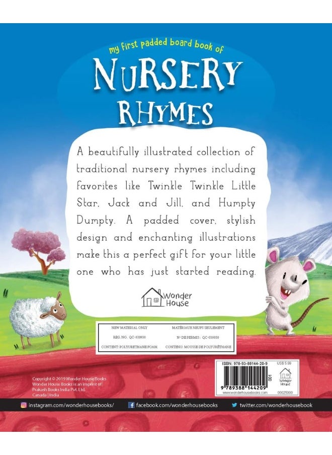 Wonder House Books My First Padded Board of Nursery Rhymes : Illustrated Traditional Nursery Rhymes  - Image 4
