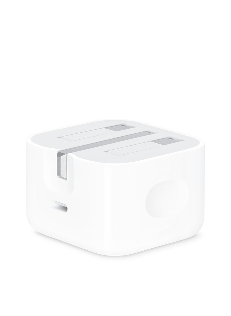 Generic - 20W USB-C Power Adapter – Fast Charging Wall Charger – Compact & Lightweight – White - Image 1