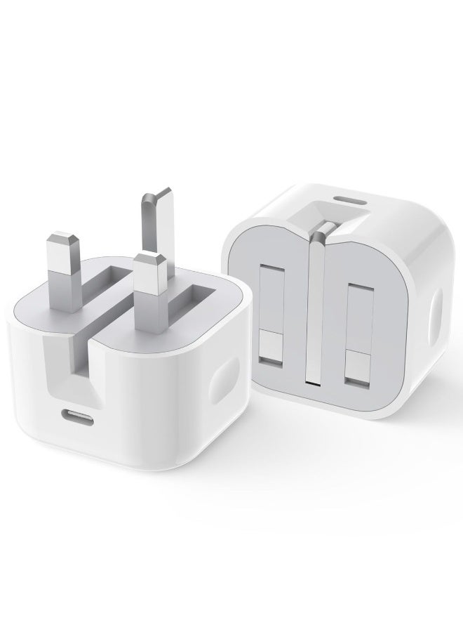 شاحن حائط USB-C بقوة 20 وات – شحن سريع يدعم اجهزة ايفون - Image 2