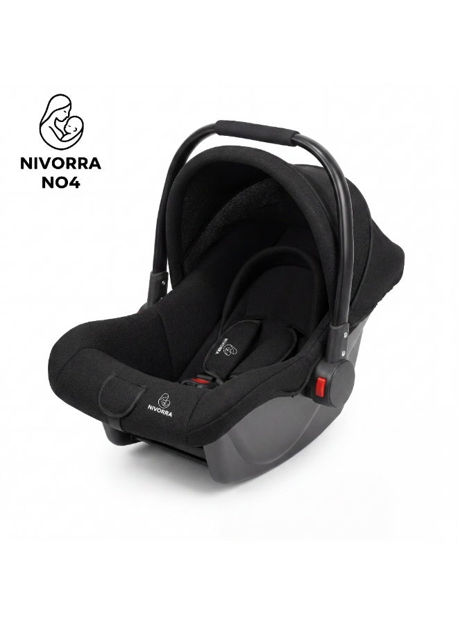 NIVORRA Newborn Infant Car Seat & Carrier, Lightweight, 3-Point Harness, 0-13 kg (0-15 Months) - Image 1