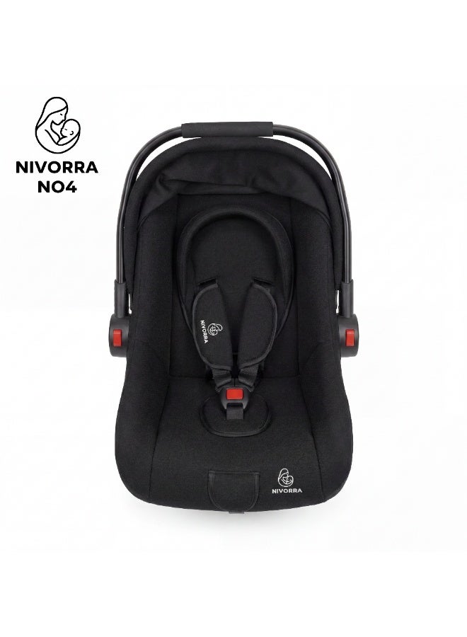 NIVORRA Newborn Infant Car Seat & Carrier, Lightweight, 3-Point Harness, 0-13 kg (0-15 Months) - Image 5