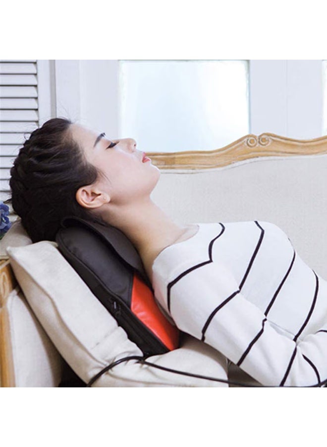 وسادة تدليك سحرية متعددة الاستخدامات مع جهاز تحكم عن بعد - وضعا تدليك مزدوجان، سرعة قابلة للتعديل، تصميم مريح للرقبة والظهر والكتفين والساقين واسترخاء الجسم بالكامل - Image 2