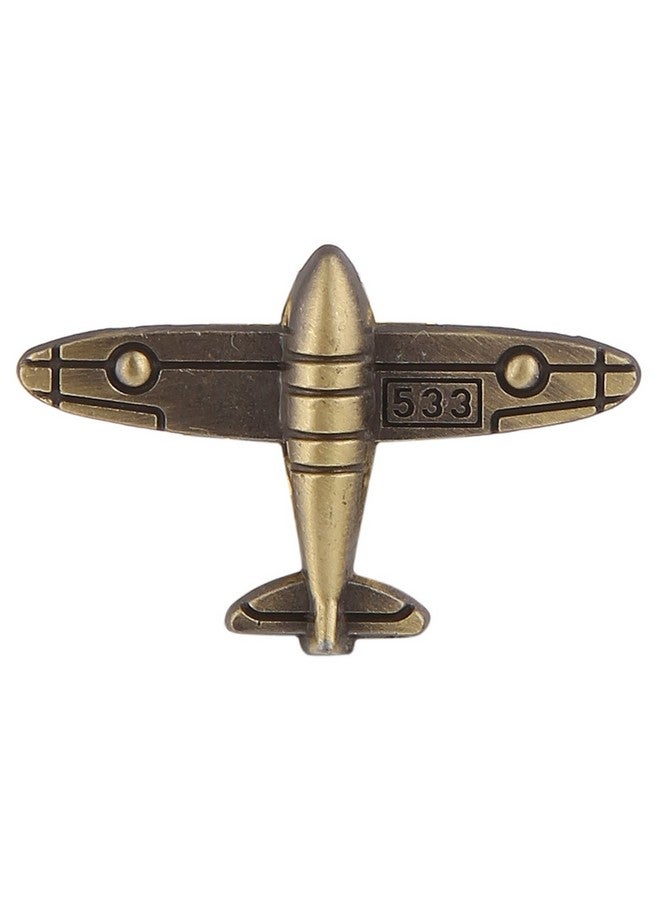 TRIPIN Plane Shape Small Size Lapel Pin Brooch For Men - Image 1