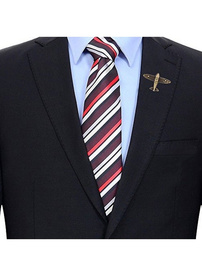 TRIPIN Plane Shape Small Size Lapel Pin Brooch For Men - Image 4