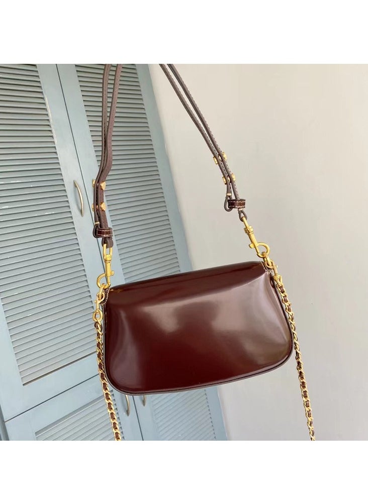 Burch - Fashion Simple Crossbody Shoulder Bag Handbag 22*13*5cm - Image 1