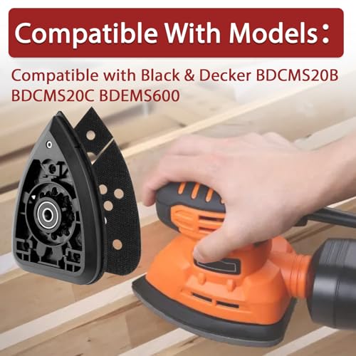 Greatshow 90604245 Fit For Black & Decker Replacement Sander Platen Assembly BDCMS20B BDEMS600 - Image 4