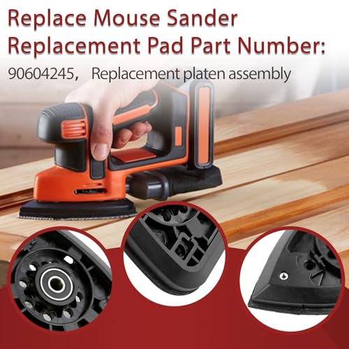 Greatshow 90604245 Fit For Black & Decker Replacement Sander Platen Assembly BDCMS20B BDEMS600 - Image 5