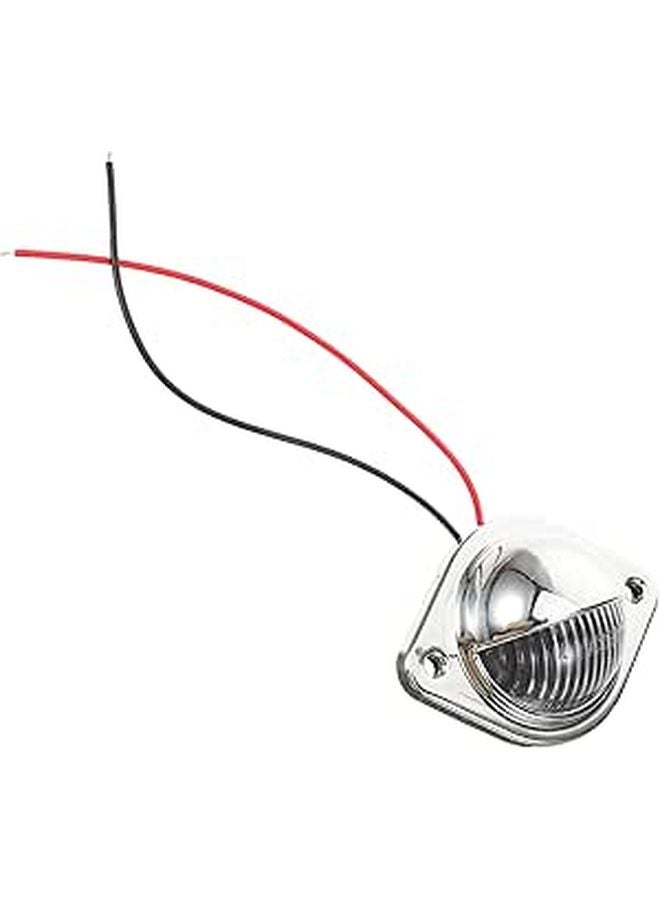 ضوء لوحة الترخيص LED عالي السطوع، هيكل فضي للسيارة والشاحنة والمقطورة والفان - Image 1