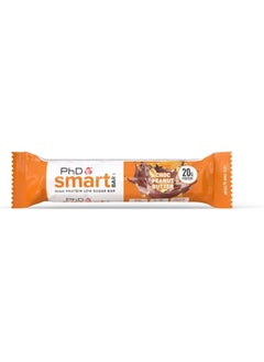 PhD PHD Smart Bar, High Protein Low Sugar Bar, Choc Peanut Butter Flavour - 20g protein, 2.2g sugar and Low Sugar - 12 pack to 64g per bar  - Image 2