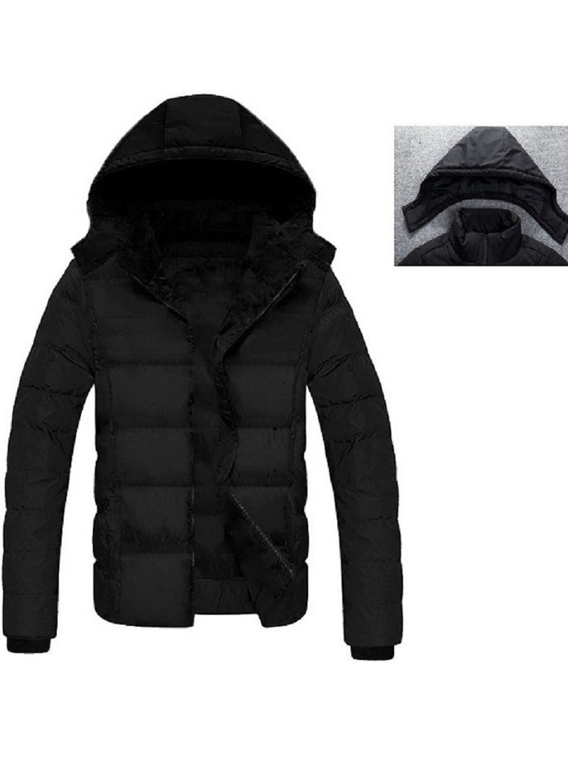 general Puffer Jacket with Removable Hood For Unisex - Image 2