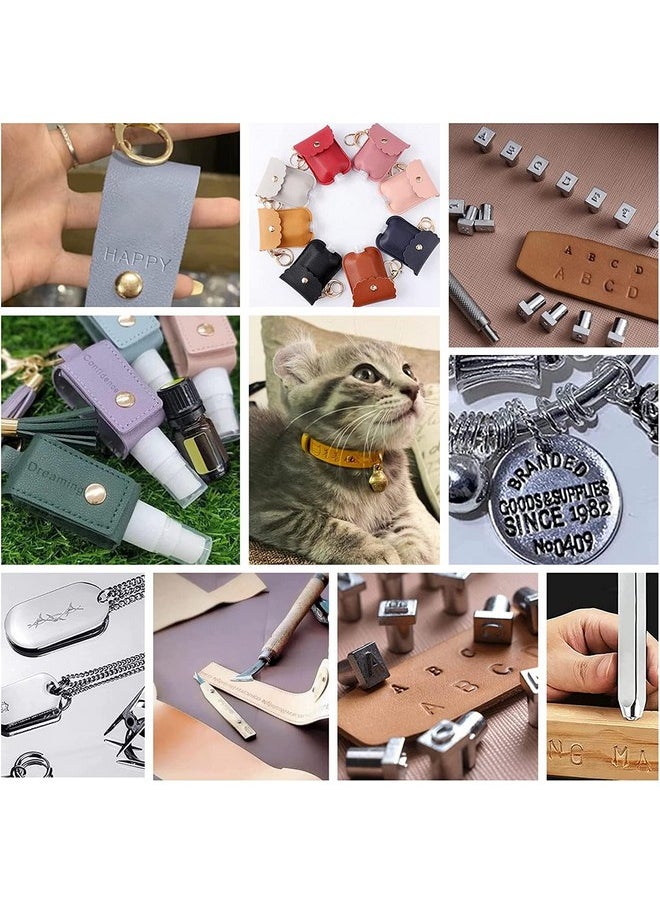 PH PandaHall PH PandaHall 37pcs Metal Stamping Kit Number Letter Metal Stamps 0.16 inch(4mm) Metal Stamping 0 to Z Number Punch A to Z Letter Punch for Jewelry Leather Wood Steel Key Metal Plastic Imprinting  - Image 5