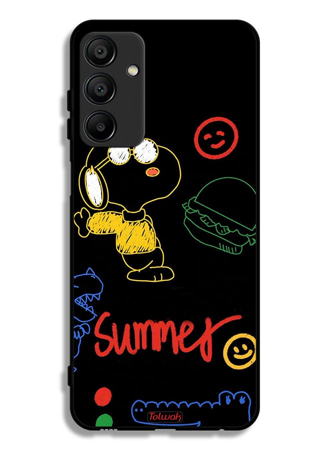 Tolwak Samsung Galaxy A15 5G Protective Case Cover Summer Sticker - Image 1