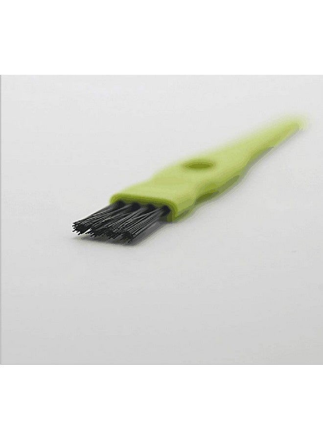 vipolish 20 Pcs 11CM/4.33 Inch Green Plastic Handle Mini Dust Removal Brush Nylon Hair Brush Computer Keyboard Cleaning Small Brush Lamp Humidifier Clean Rag for Home Office Use - Image 4
