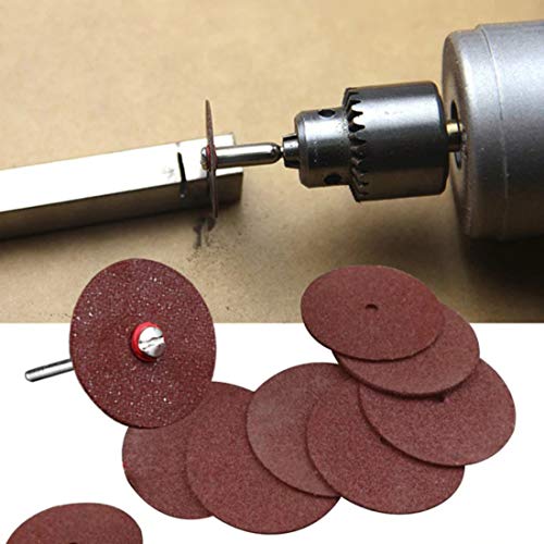 DIY Crafts Pack 72 Pcs, Red Colour, Cut-Off Wheels Thick, Cutting Wheel Cut Off Discs Coated Rotary Tools with Mandrel for Dremel (Pack 72 Pcs, Red Colour) - Image 3