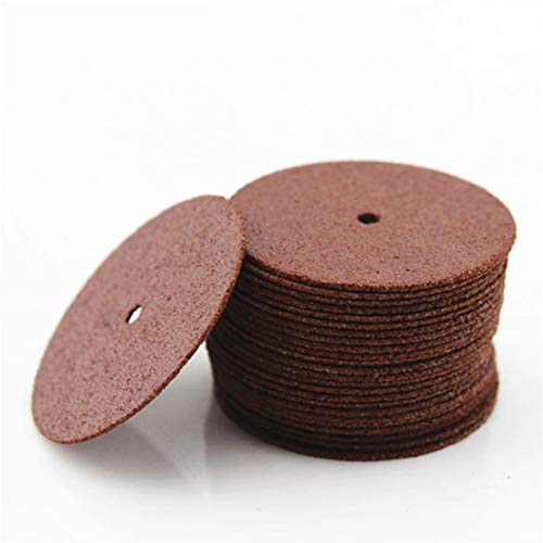 DIY Crafts Pack 72 Pcs, Red Colour, Cut-Off Wheels Thick, Cutting Wheel Cut Off Discs Coated Rotary Tools with Mandrel for Dremel (Pack 72 Pcs, Red Colour) - Image 2
